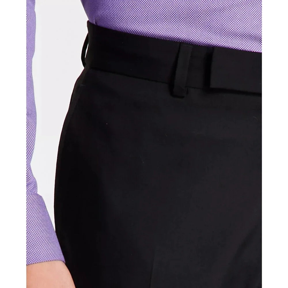 Kenneth Cole Men's Suit 38R 31x32 Black Ready Flex Slim Fit Stretch 2-Piece NWT